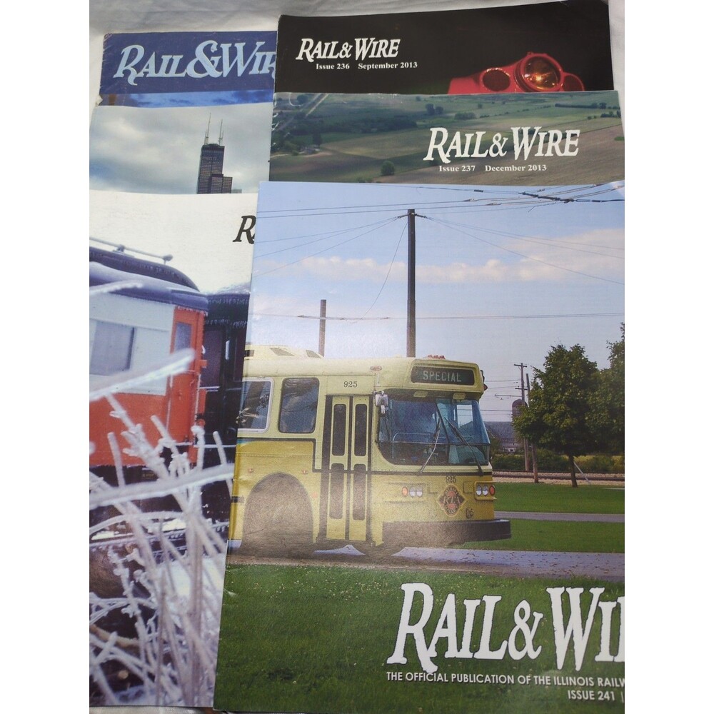 (6) Rail And Wire Magazines